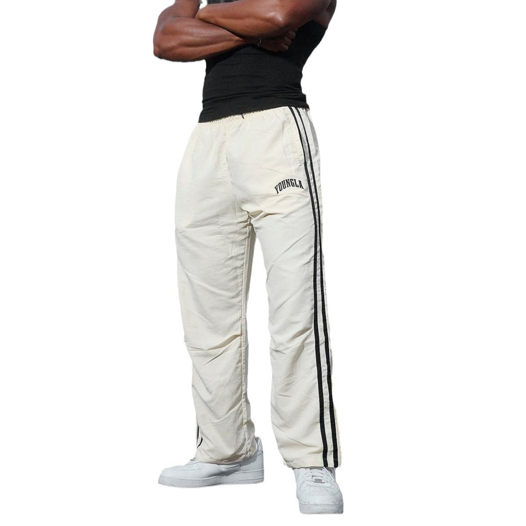 Men's Sports Trousers Straight Woven Quick-drying