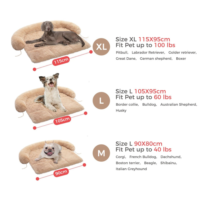 Cozy Winter Dog Bed Mat with Portable Kennel