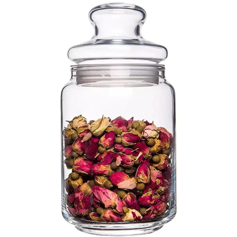 Portable Glass Tea Storage Jar