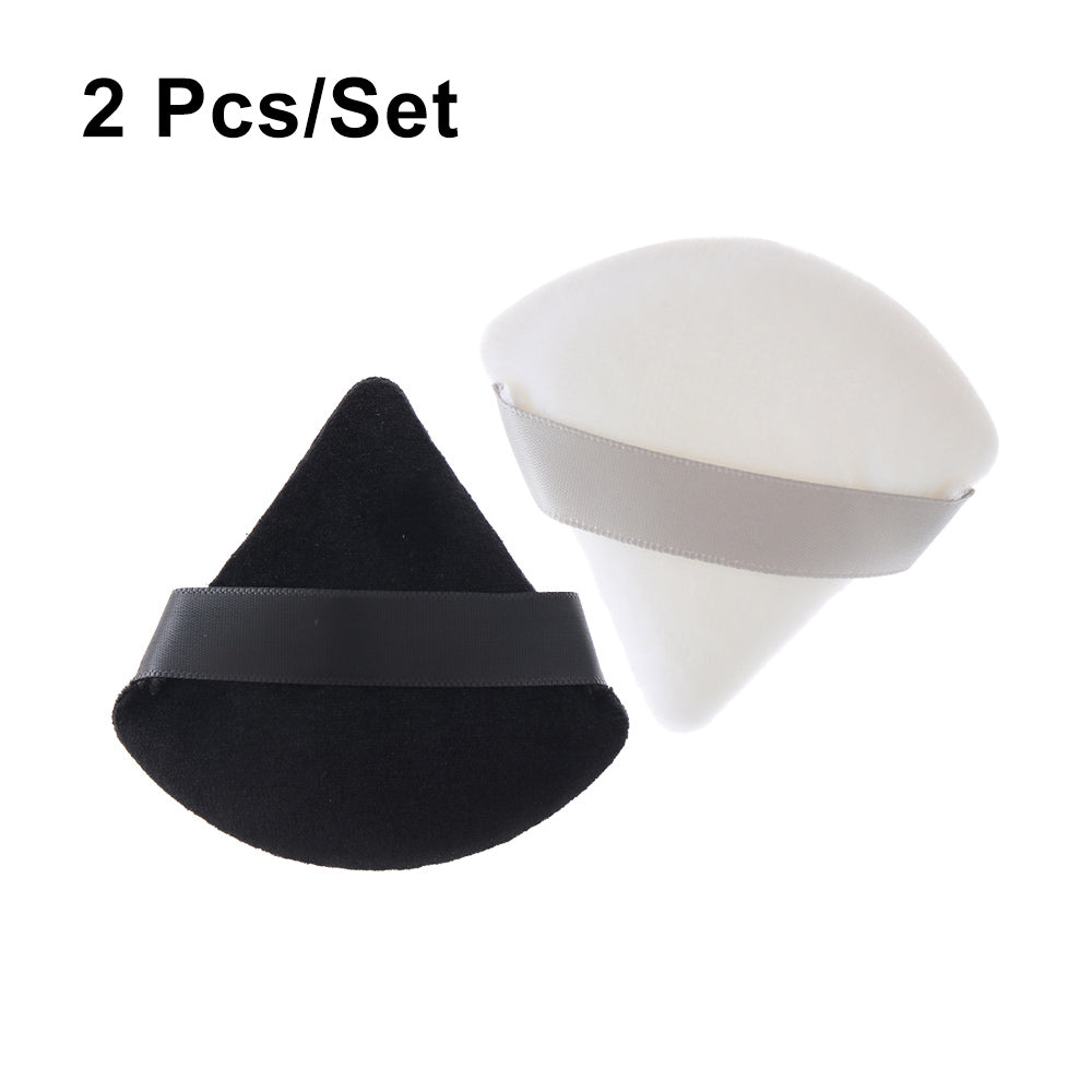 Triangle Powder Puff for Loose Powder - Soft Makeup Sponge for Foundation & Mineral Powder