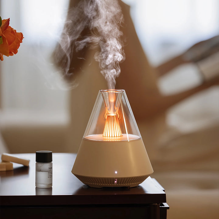 Candlelight USB Ultrasonic Essential Oil Diffuser with Remote Control