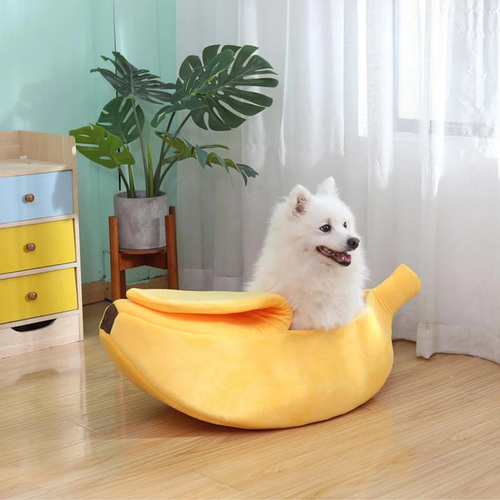 Banana Shape Soft Pet Bed