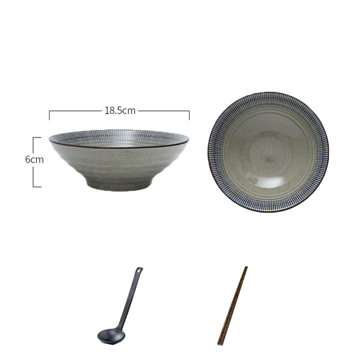 Japanese Ceramic Bowl Commercial Large Ramen