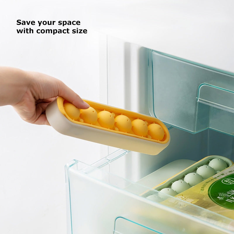 Silicone Ice Cube Tray with Lid