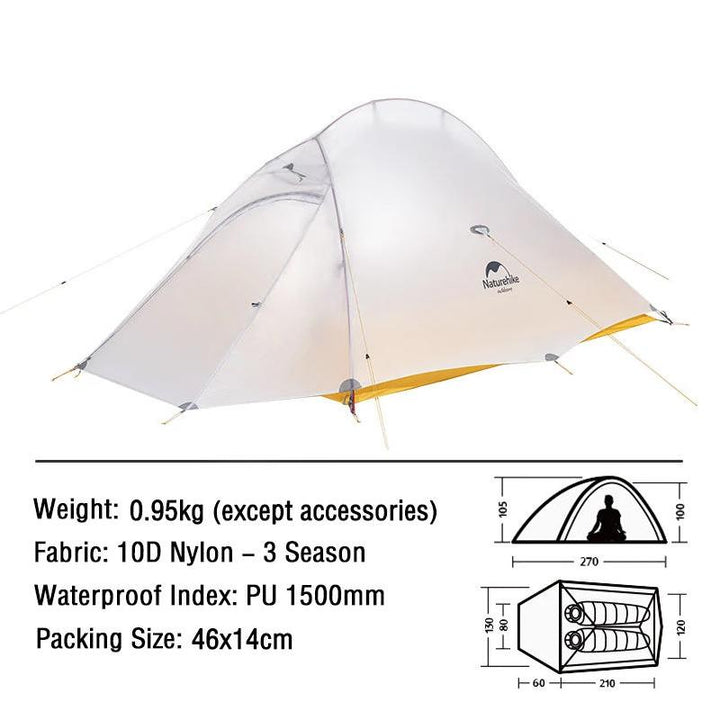 Ultralight Waterproof Solo Camping Tent