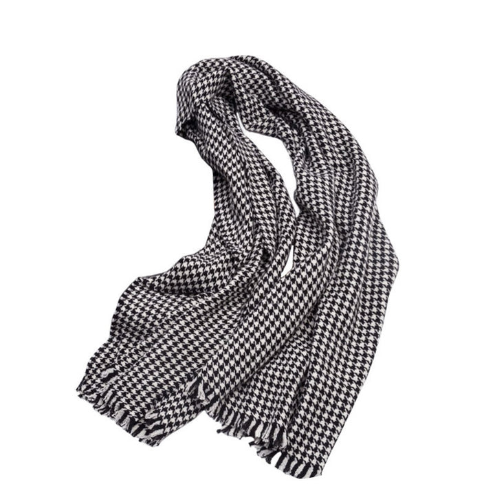 Women's Plaid Wool Shawl