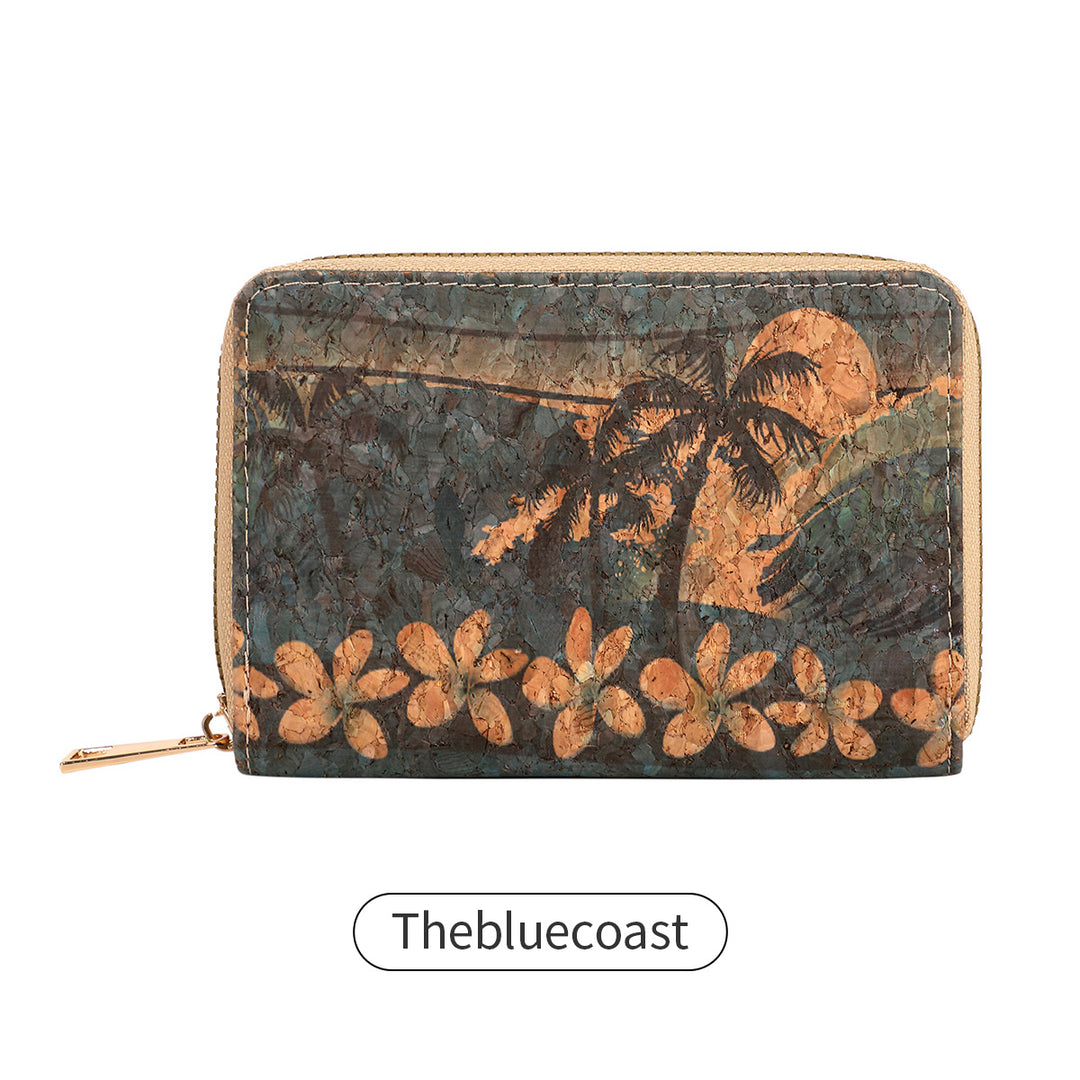 Vintage Printed Women's Short Wallet