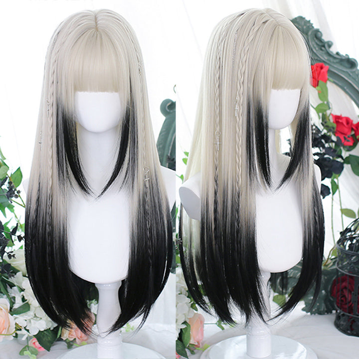 Chemical Fiber Wig Female Long Curly Hair