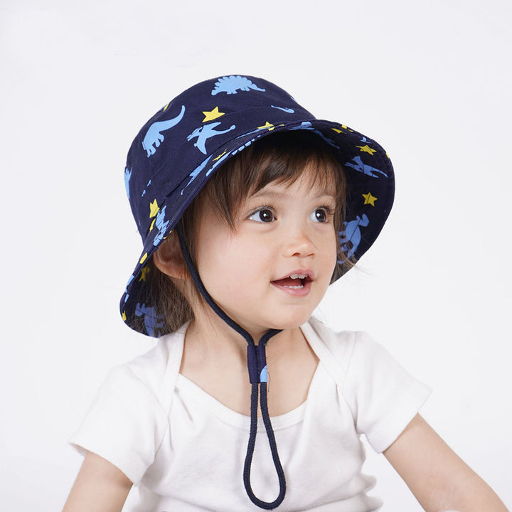 Cartoon Dinosaur Kids Sun Protection Bucket Hat