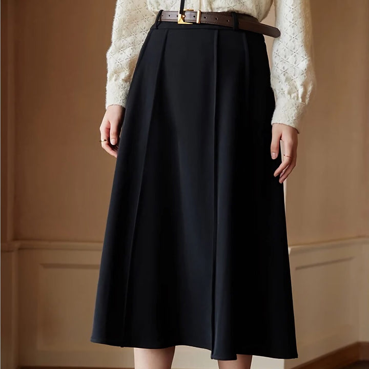 High Waist A-Line Skirt