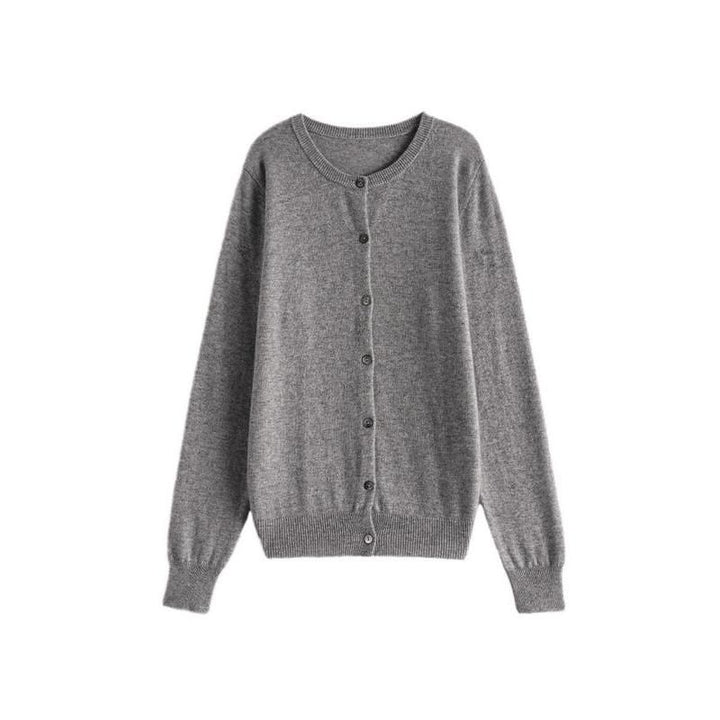 100% Wool Single Breasted Cardigan for Women