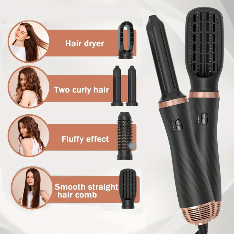 5-in-1 Ionic Hair Dryer Brush and Styling Tool