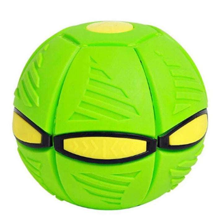 Transforming UFO Disc-to-Ball Flying Toy