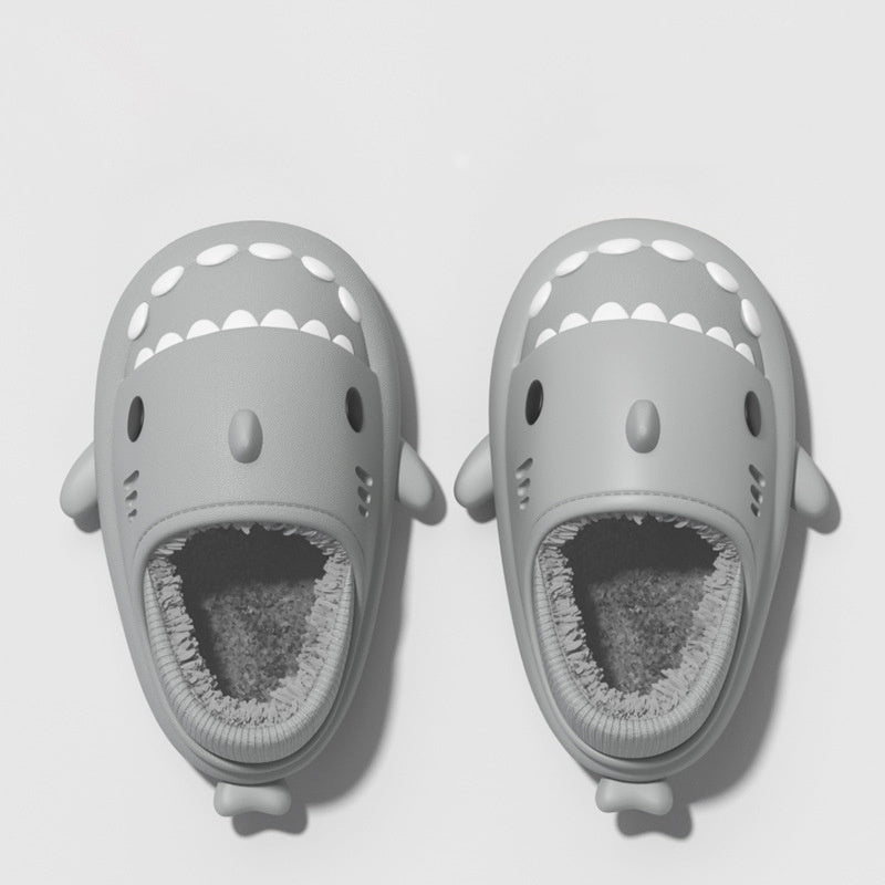 Shark Slippers Warm Winter House Shoes Couple