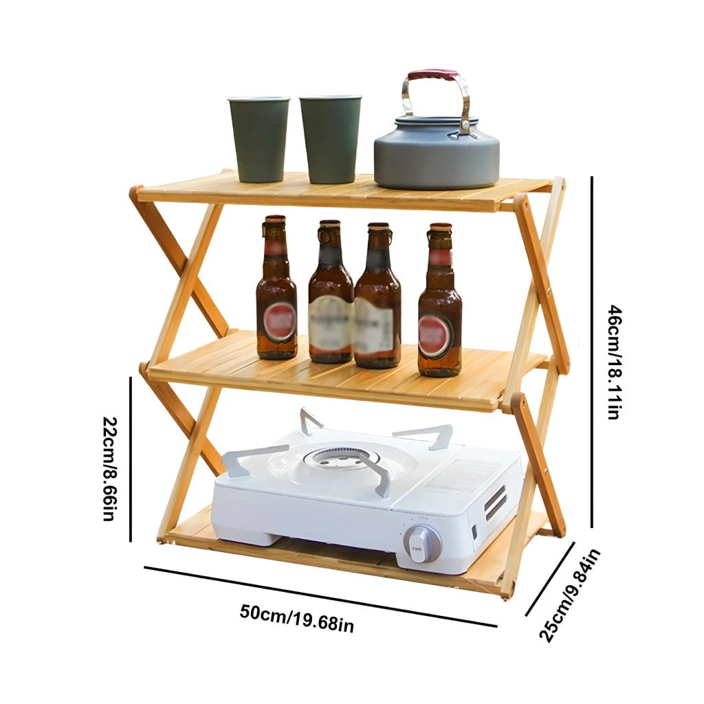 Outdoor Camping Shelf Rack