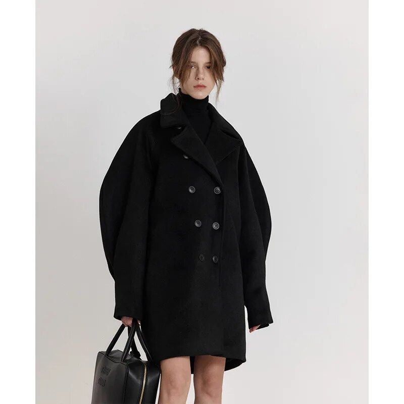 Stylish & Cozy Women's Woolen Coat