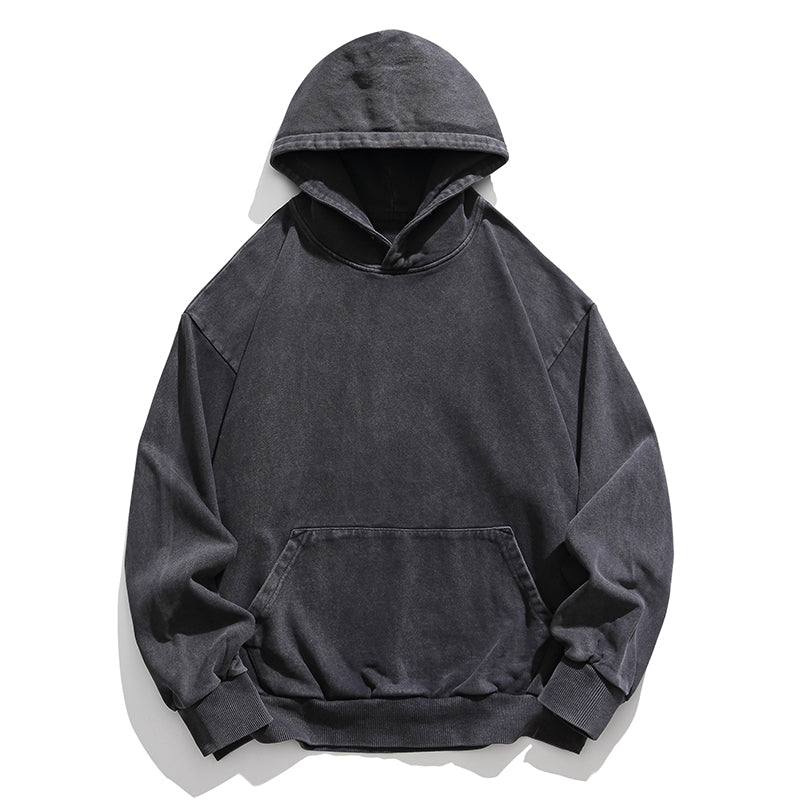 High Quality Vintage Distress Hoodies for Men