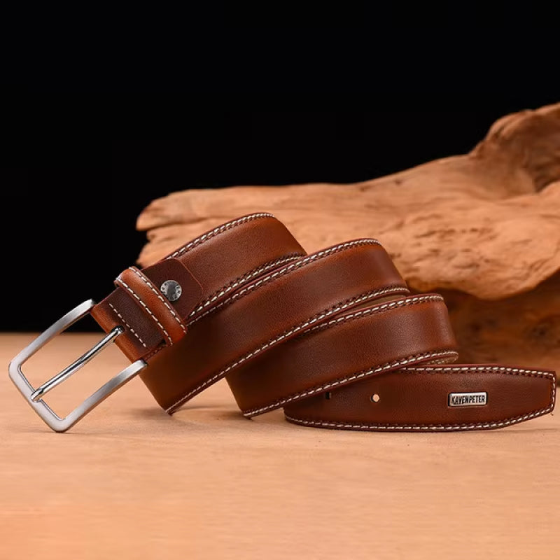 Vintage Genuine Leather Belt