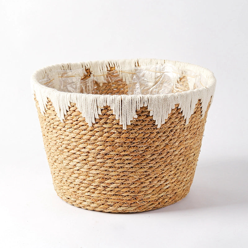 Handmade Woven Planter Basket