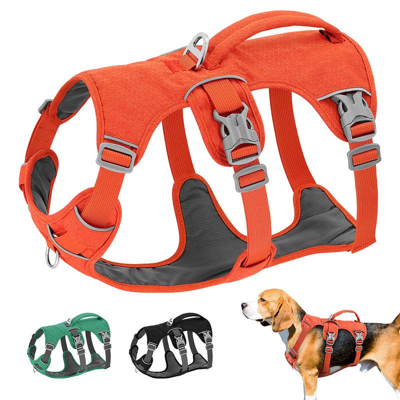 Reflective Nylon Dog Harness with Handle