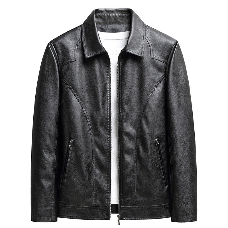 Men's Thin Leather Jacket