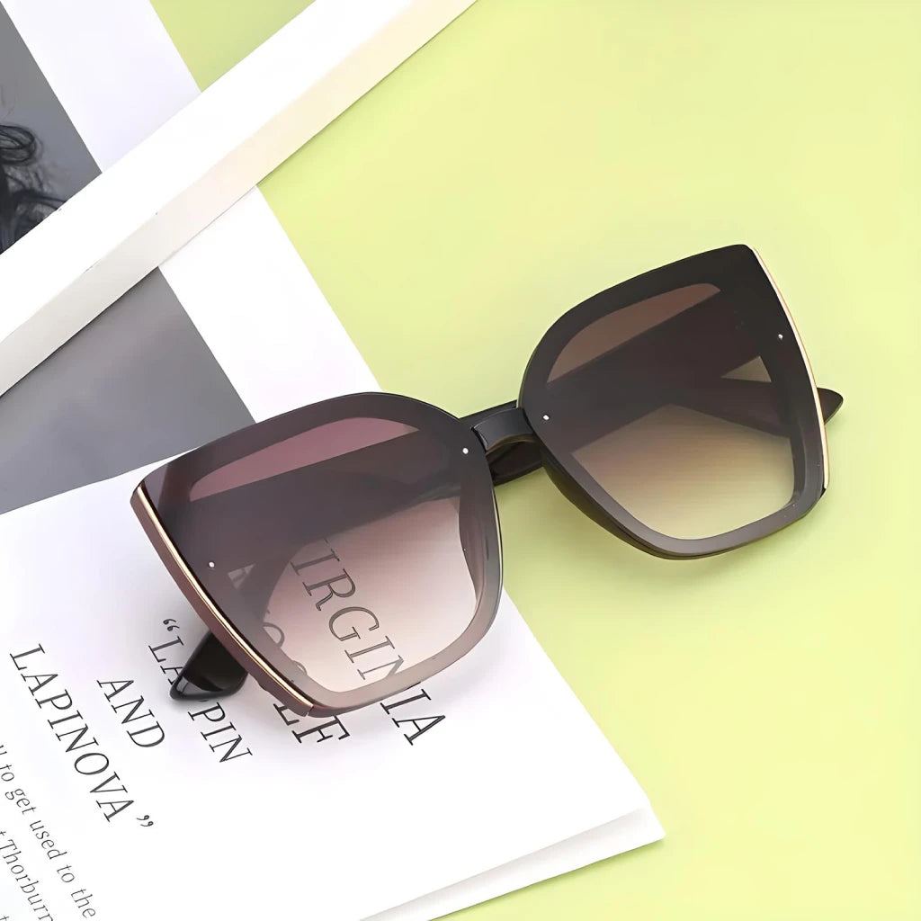 Oversized Cat Eye Sunglasses for Women