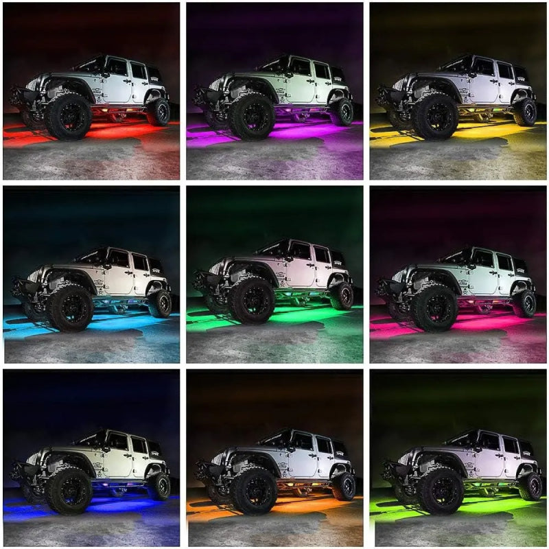 Car Underglow Lights Waterproof 6 PCS Kit