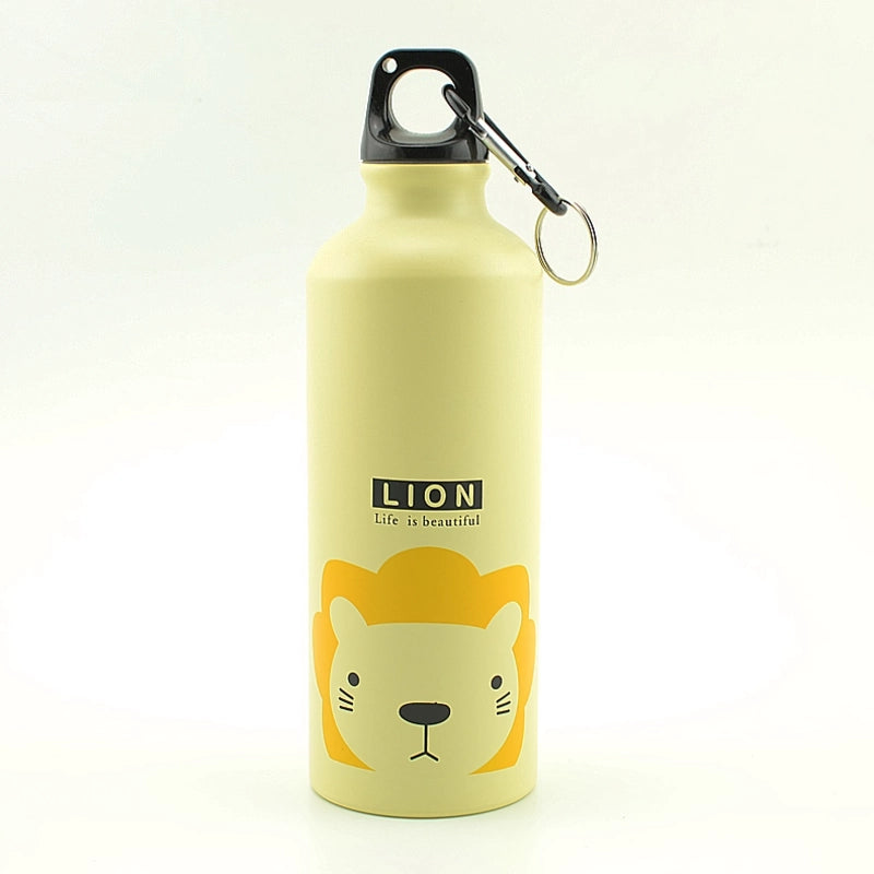 Portable 500ml Aluminum Alloy Water Bottle for Camping and Cycling