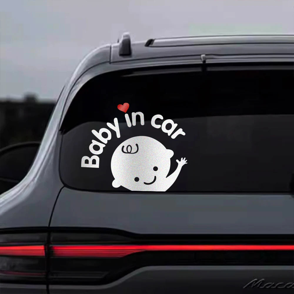 Baby on Board Cartoon Car Sticker