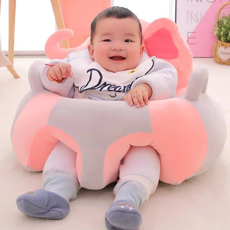 Plush Baby Support Seat: Comfortable Learning-to-Sit Chair