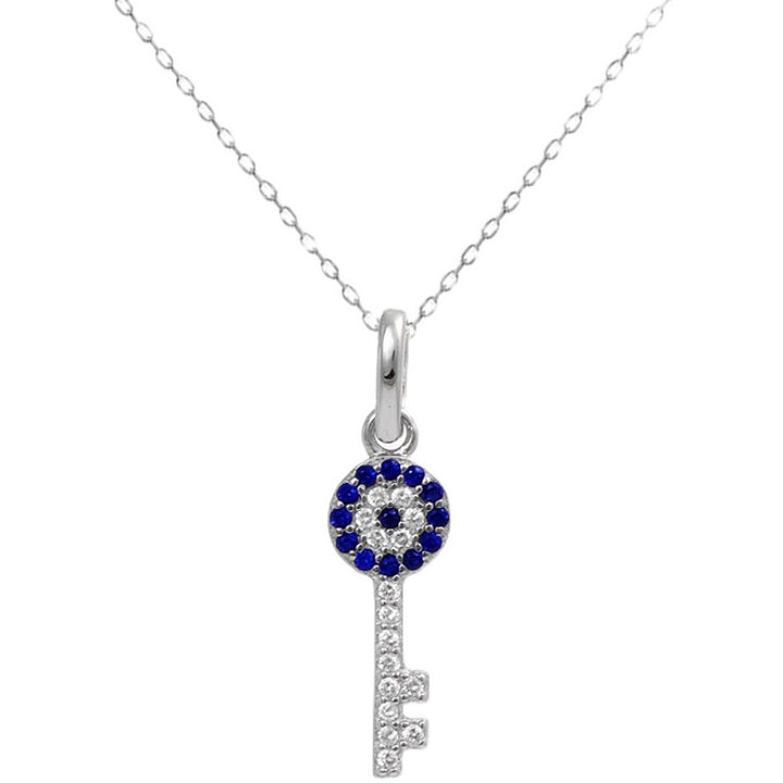 Key Silver Necklace Female Smart Pendant Necklace