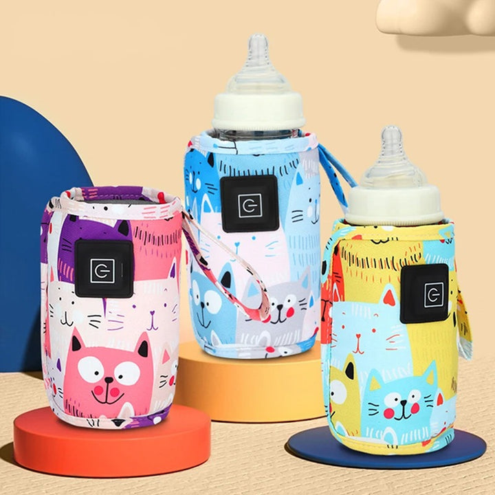 Portable USB Baby Bottle Warmer and Insulated Bag