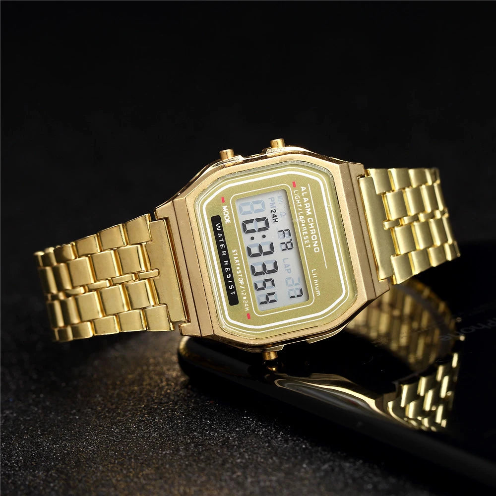 Digital Sports Waterproof LED Watch