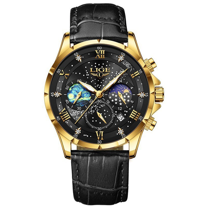 Men's Quartz Fashion Waterproof Business Watch