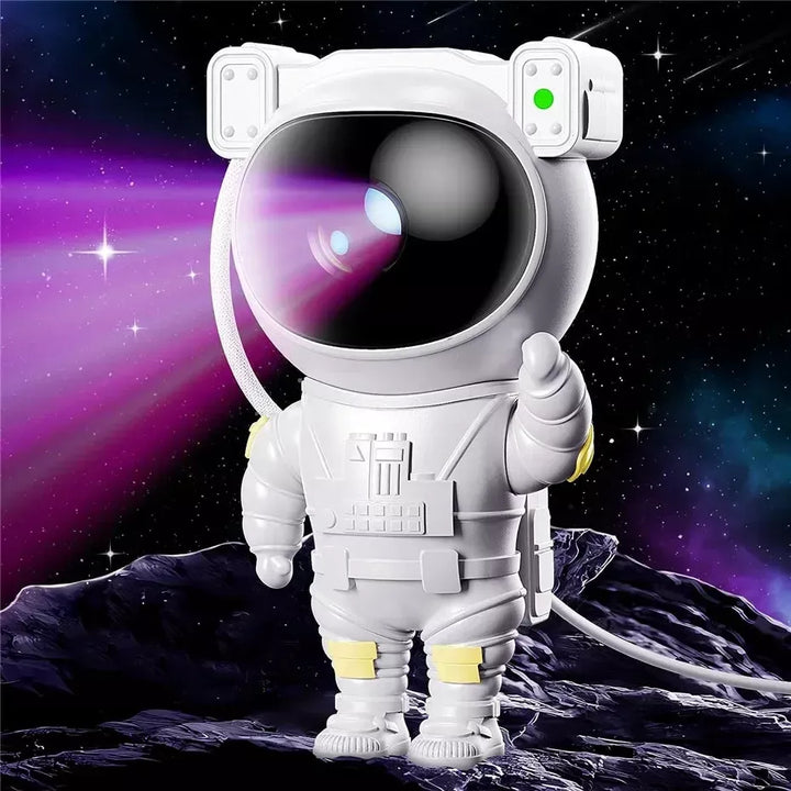 Starry Sky Astronaut Night Light Galaxy Projector Lamp with Remote Control and Timer