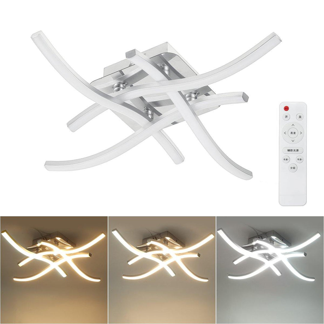 AC165-265V Moden LED 3/4 Light Ceiling Lamp Remote Control Kitchen Bedoom - MRSLM