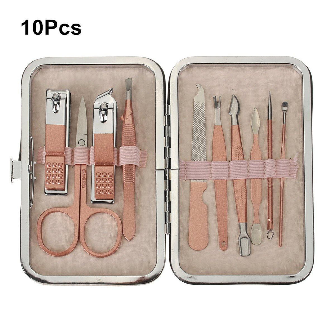 7/10/12/16 / 18Pcs Nail Clipper Set Multi-piece Set Stainless Steel Accessories Nail Clippers Pedicure Beauty Manicure Tool - MRSLM