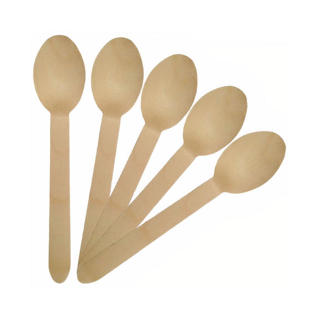 Birchwood Disposable Spoons (100 Pcs) - MRSLM