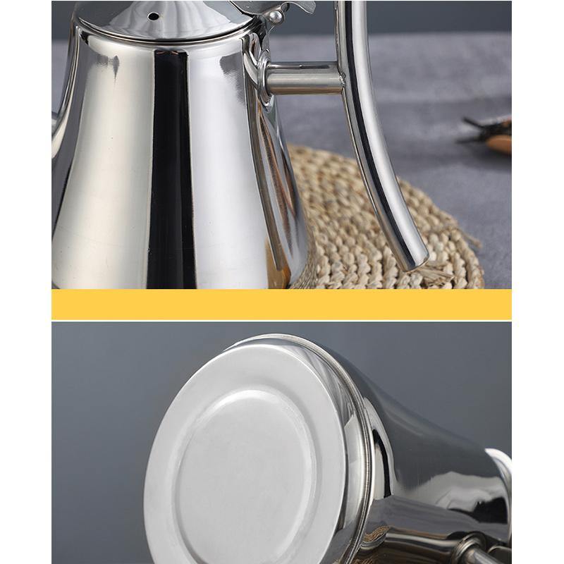 Water Kettle Tea Pot 1/1.5/2L Stainless Steel Thicker With Filter Hotel Universal Induction Cooker - MRSLM