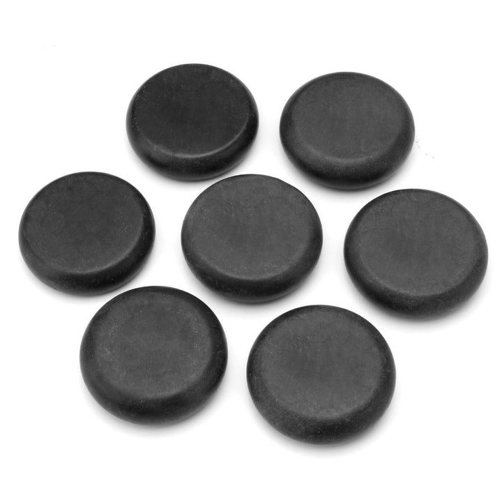 10 Pcs Hot Massage Stones Set Heater Natural Basalt Warmer Rock Kit 2.34 Inch - MRSLM