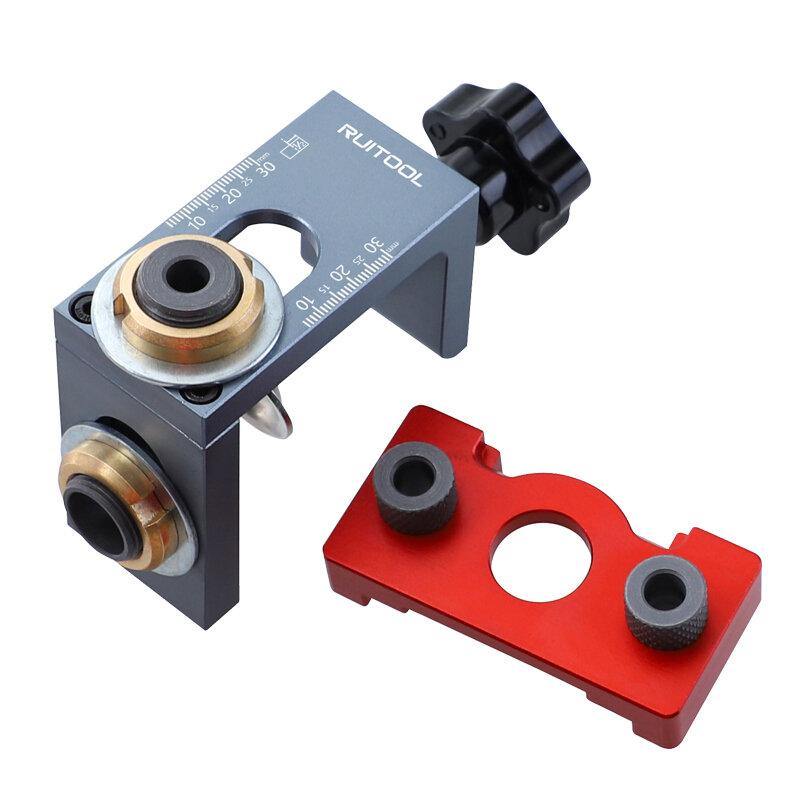 Triad Has Been Hole Punching Locator Round Wood Tenon Connector Opener Board Furniture Multifunctional Punching Tools - MRSLM