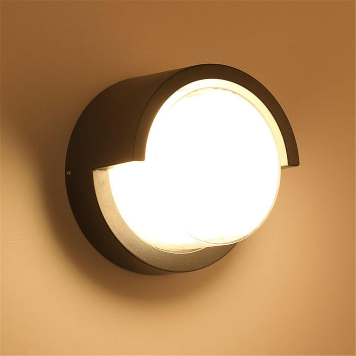 12W LED Wall Light Waterproof Human Body Induction Lamp Walkway Outdoor Garden - MRSLM