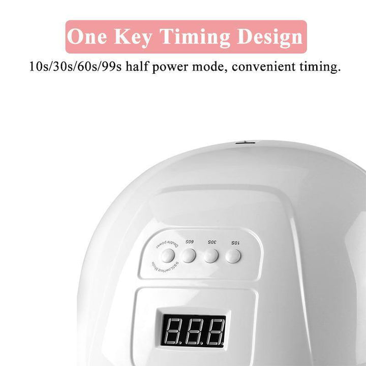 120w Nail Light Therapy Machine Quick-drying Painless Nail Polish Glue Baking UV Lamp - MRSLM