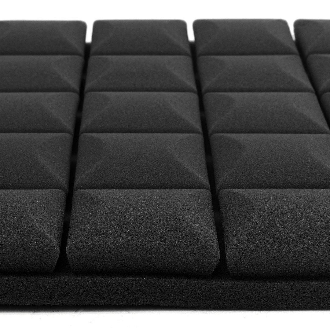 4pcs 50x50x5cm Acoustic Foam Wedge Panel Sound Absorption Tiles - MRSLM