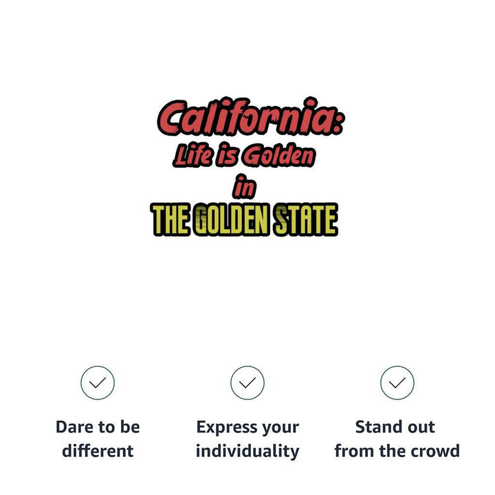 California the Golden State Sponge Fleece Sweatshirt - Trendy Classic Sweatshirt - Cool Design Sweatshirt - MRSLM