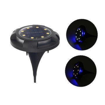 LED Solar Power Ground Lights Floor Decking Outdoor Garden Lawn Path Lamp - MRSLM