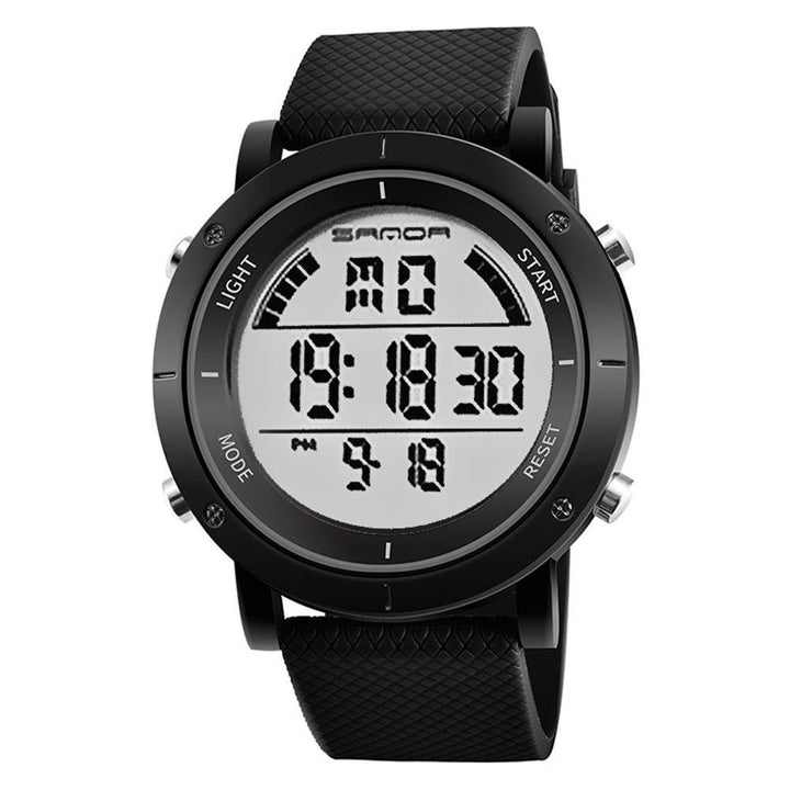 Fashion Sports Men Stopwatch Digital Week Date Alarm Backlight Wristwatch Gift - MRSLM