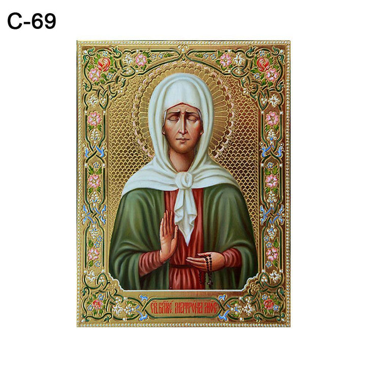 5D Holy Mother Pattern Diamond Painting Frameless Wall Art Hanging Home Decor - MRSLM