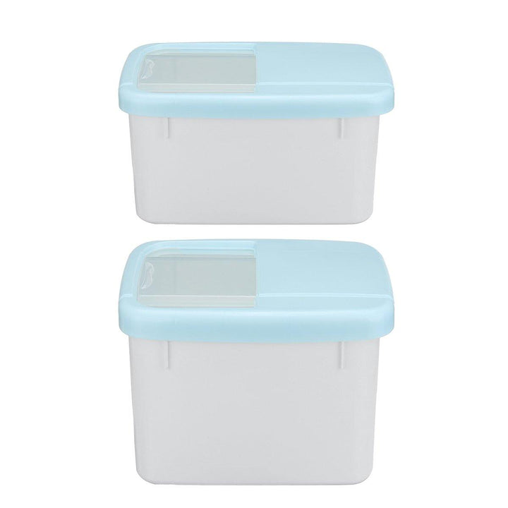 7.5/10KG Plastic Cereal Dispenser Storage Box Kitchen Food Grain Rice Container - MRSLM