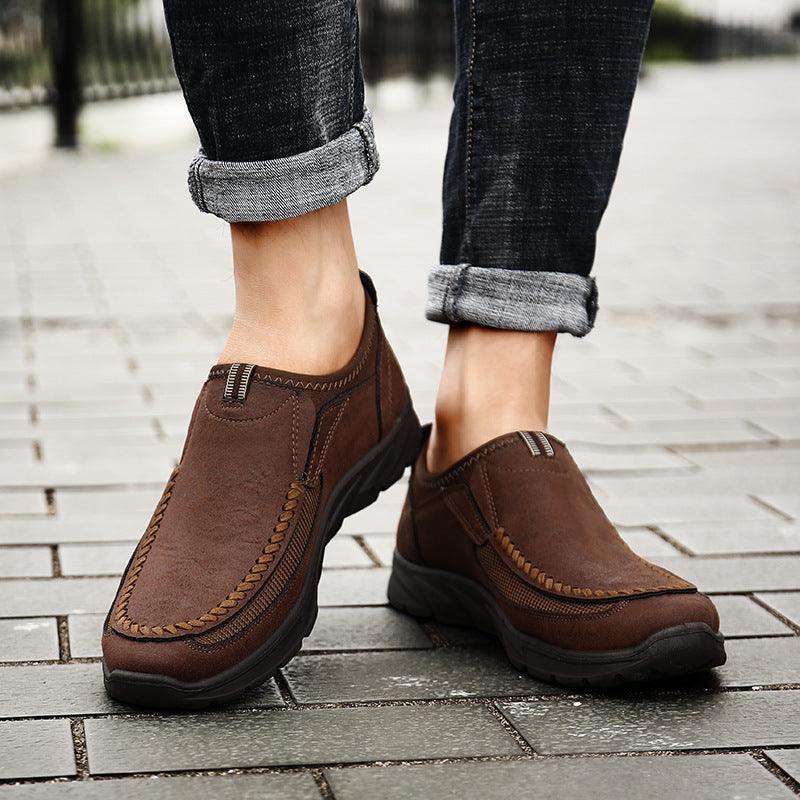 Autumn Set Foot Large 45 Men's Casual Leather Shoes - MRSLM